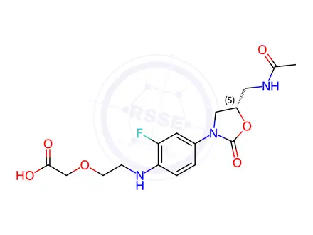 Chemical structure of Linezolid Impurity 120(PNU142300)