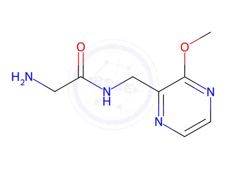 Chemical structure of 2-Amino-N-((3-methoxypyrazin-2-yl)methyl)acetamide