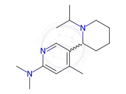 Chemical structure of 5-(1-Isopropylpiperidin-2-yl)-N,N,4-trimethylpyridin-2-amine