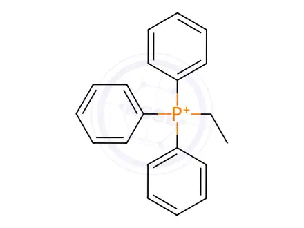 Chemical structure of Ethyltriphenylphosphonium Chloride