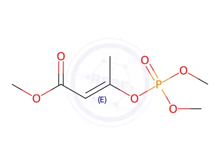 Chemical structure of Phosphamidon Impurity 8 (cis-Mevinphos)