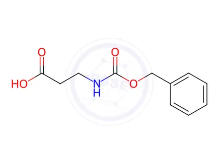 Chemical structure of N-Carbobenzoxy-b-alanine