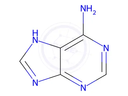 Chemical structure of Adenosine EP Impurity A Hydrochloride Hemihydrate