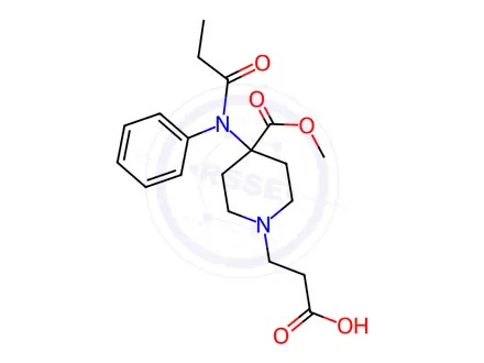 Chemical structure of Remifentanil carbocylic acid