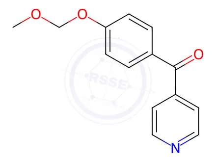 Chemical structure of (4-(Methoxymethoxy)phenyl)(pyridin-4-yl)methanone