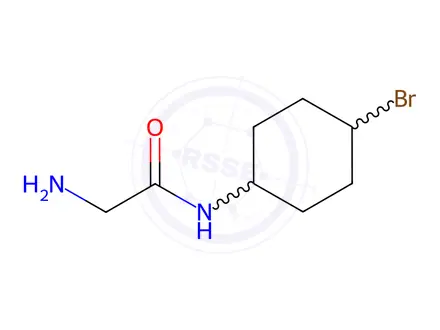 Chemical structure of 2-Amino-N-(4-bromocyclohexyl)acetamide