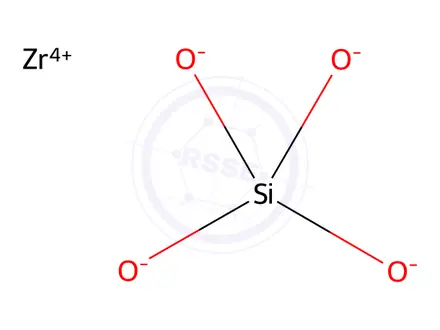 Chemical structure of Zirconiumsilicate
