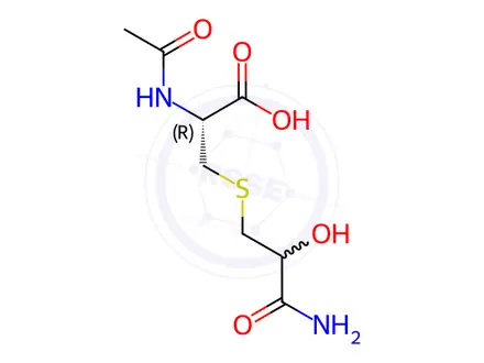 Chemical structure of Acetylcysteine Impurity 6