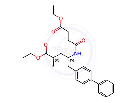 Chemical structure of LCZ696(valsartan + sacubitril) Impurity 13
