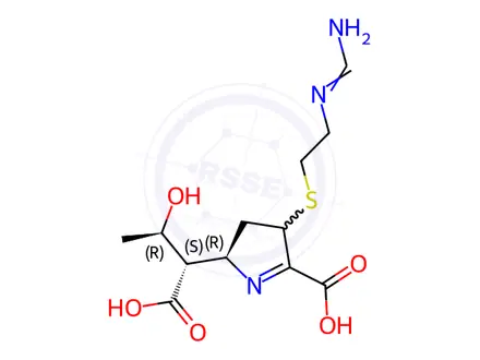 Chemical structure of Imipenem Impurity B