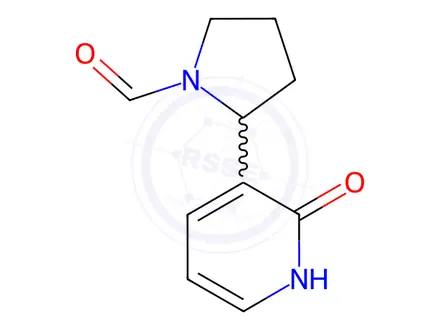 Chemical structure of 2-(2-Oxo-1,2-dihydropyridin-3-yl)pyrrolidine-1-carbaldehyde