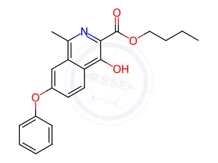 Chemical structure of Roxadustat Impurity 59