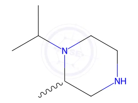 Chemical structure of 1-Isopropyl-2-methyl-piperazine