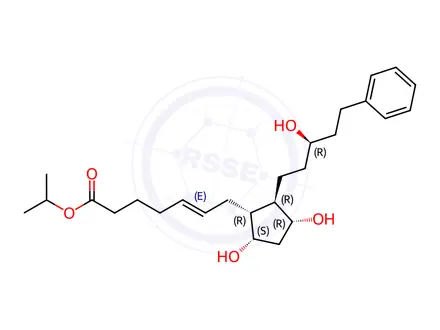 Chemical structure of Latanoprost EP Impurity F