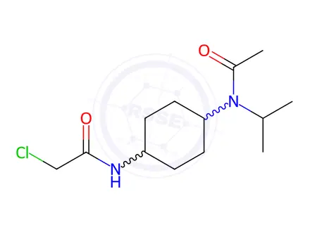 Chemical structure of 2-Chloro-N-(4-(N-isopropylacetamido)cyclohexyl)acetamide