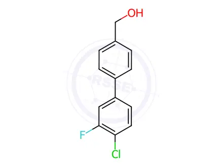 Chemical structure of (4'-Chloro-3'-fluoro-[1,1'-biphenyl]-4-yl)methanol