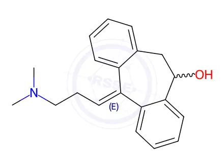 Chemical structure of 10-Hydroxy Amitriptyline Oxalate