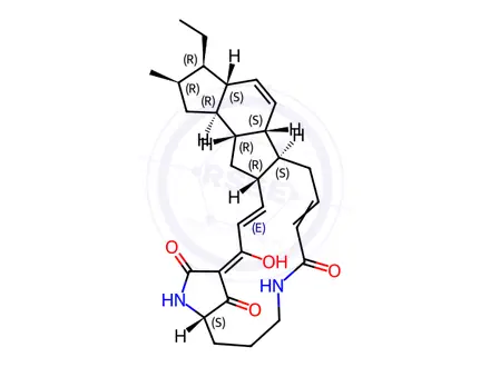 Chemical structure of Ikarugamycin