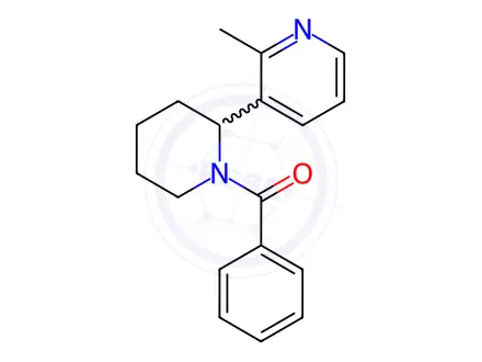 Chemical structure of (2-(2-Methylpyridin-3-yl)piperidin-1-yl)(phenyl)methanone