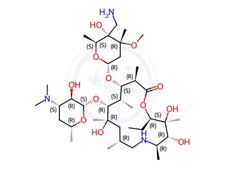 Chemical structure of Tulathromycin Impurity D