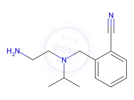 Chemical structure of 2-(((2-Aminoethyl)(isopropyl)amino)methyl)benzonitrile