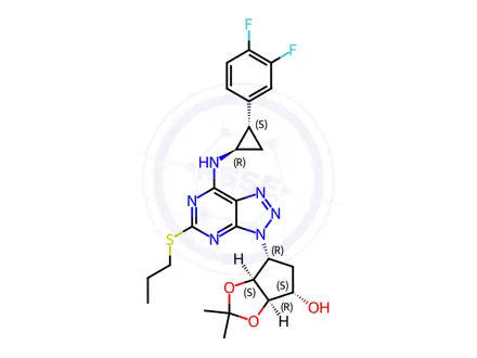 Chemical structure of Ticagrelor Impurity 175