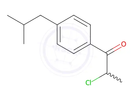 Chemical structure of Ibuprofen Impurity 19