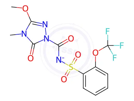 Chemical structure of Flucarbazone-sodium