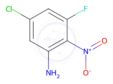 Chemical structure of 5-Chloro-3-fluoro-2-nitroaniline