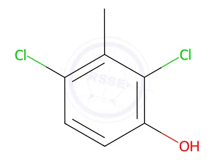 Chemical structure of 2,4-Dichloro-3-methylphenol