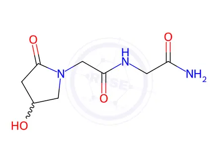 Chemical structure of oxiracetam impurity II