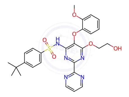 Chemical structure of Bosentan Potassium