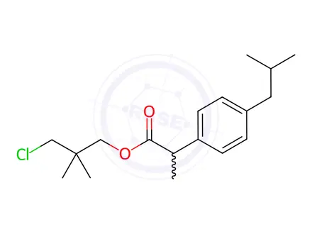 Chemical structure of Ibuprofen Impurity 189