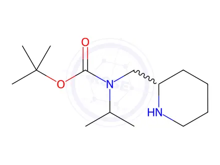 Chemical structure of Tert-butyl isopropyl(piperidin-2-ylmethyl)carbamate