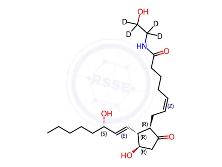 Chemical structure of PGE2-EA-d4