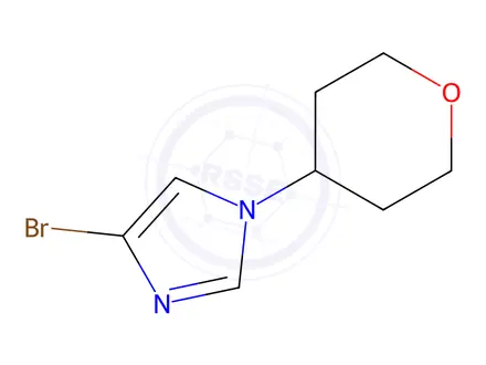 Chemical structure of 4-Bromo-1-(oxan-4-yl)-1H-imidazole