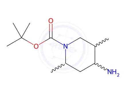 Chemical structure of Tert-butyl 4-amino-2,5-dimethylpiperidine-1-carboxylate