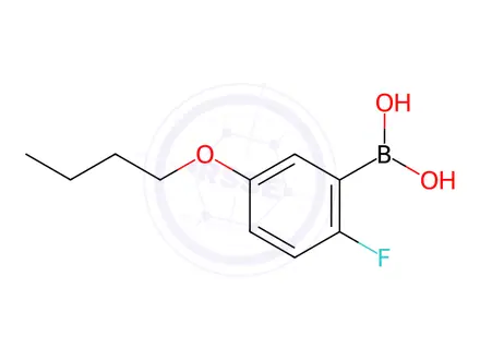 Chemical structure of (5-Butoxy-2-fluorophenyl)boronic acid