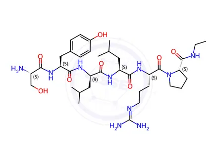 Chemical structure of Leuprorelin (Leuprolide) Impurity 17