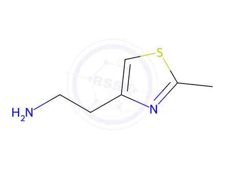 Chemical structure of 2-(2-methyl-1,3-thiazol-4-yl)ethan-1-amine dihydrobromide