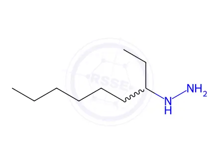 Chemical structure of Hydrazine, (1-ethylheptyl)-