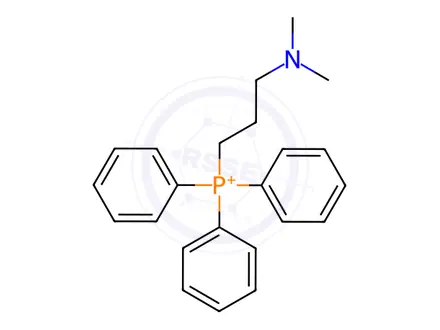 Chemical structure of (3-(Dimethylamino)propyl)triphenylphosphonium
