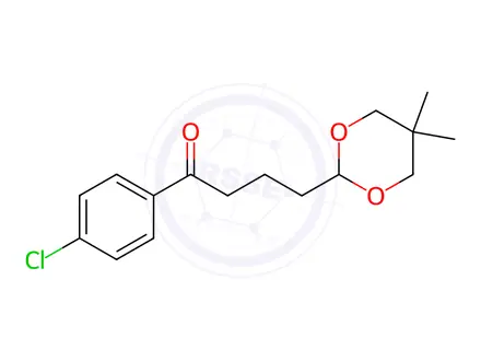 Chemical structure of 4'-Chloro-4-(5,5-dimethyl-1,3-dioxan-2-yl)butyrophenone