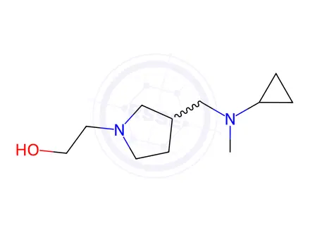 Chemical structure of 2-(3-(((Cyclopropylmethyl)amino)methyl)pyrrolidin-1-yl)ethanol
