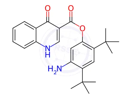 Chemical structure of Ivacaftor Impurity 15