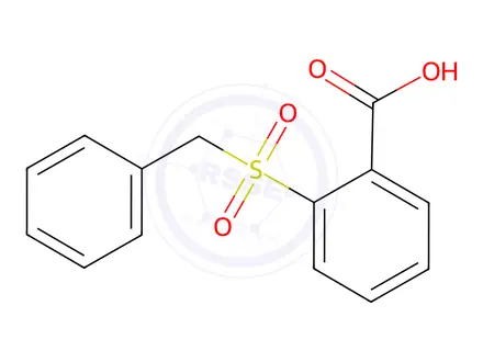 Chemical structure of 2-(Benzylsulfonyl)benzoic Acid