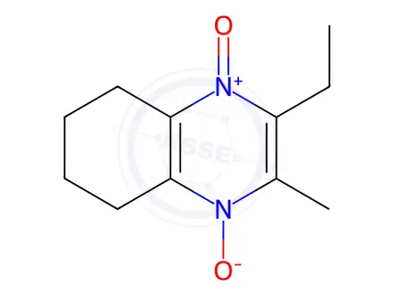 Chemical structure of Quinoxaline, 2-ethyl-5,6,7,8-tetrahydro-3-methyl-, 1,4-dioxide (9CI)