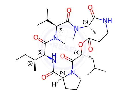 Chemical structure of Destruxin B