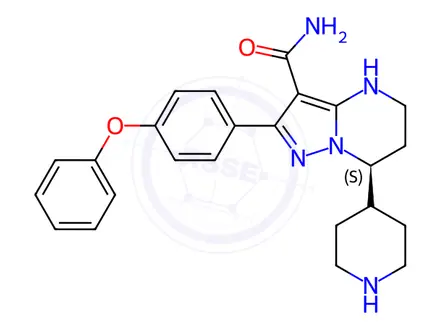 Chemical structure of Zanubrutinib Impurity 2