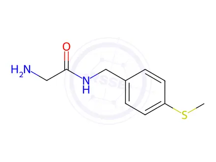 Chemical structure of 2-Amino-N-(4-(methylthio)benzyl)acetamide